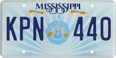MS license plate KPN440