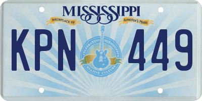 MS license plate KPN449