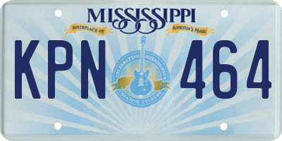 MS license plate KPN464