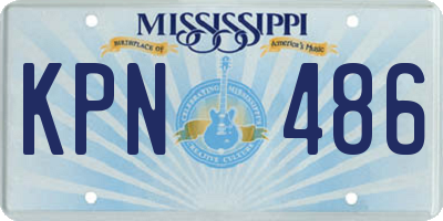 MS license plate KPN486
