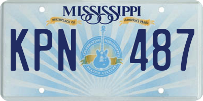 MS license plate KPN487