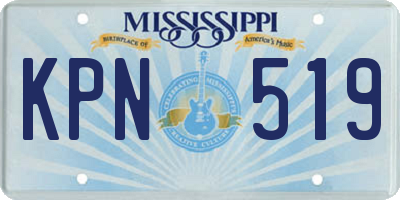 MS license plate KPN519
