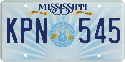MS license plate KPN545