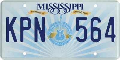 MS license plate KPN564