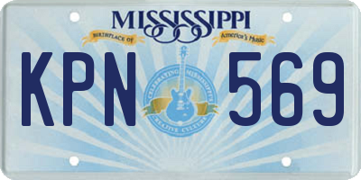 MS license plate KPN569