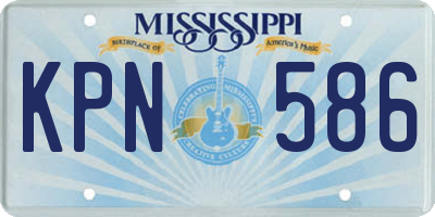 MS license plate KPN586