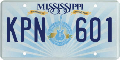 MS license plate KPN601