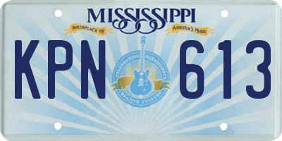 MS license plate KPN613