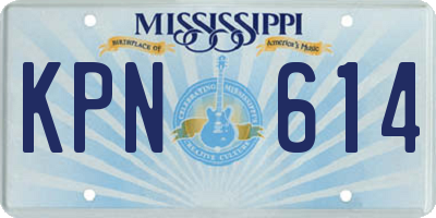 MS license plate KPN614
