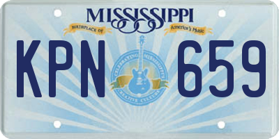 MS license plate KPN659