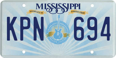 MS license plate KPN694