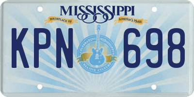 MS license plate KPN698