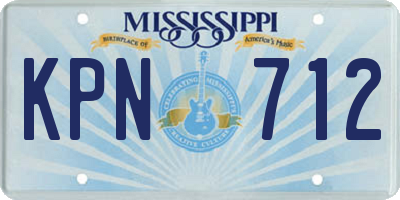 MS license plate KPN712