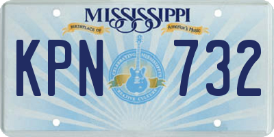 MS license plate KPN732