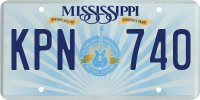 MS license plate KPN740