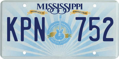 MS license plate KPN752