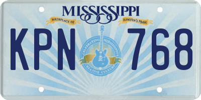 MS license plate KPN768