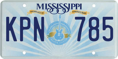 MS license plate KPN785