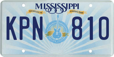MS license plate KPN810