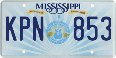 MS license plate KPN853