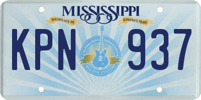 MS license plate KPN937