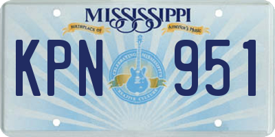 MS license plate KPN951