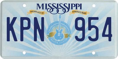 MS license plate KPN954