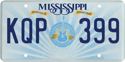 MS license plate KQP399