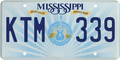 MS license plate KTM339