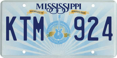 MS license plate KTM924