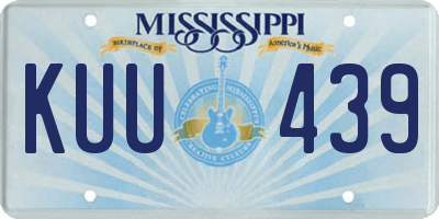 MS license plate KUU439