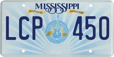 MS license plate LCP450