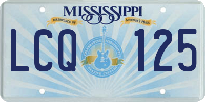 MS license plate LCQ125