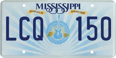 MS license plate LCQ150