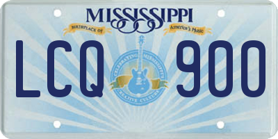 MS license plate LCQ900
