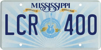 MS license plate LCR400