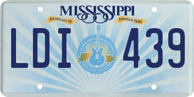 MS license plate LDI439