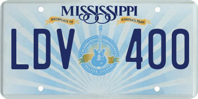 MS license plate LDV400