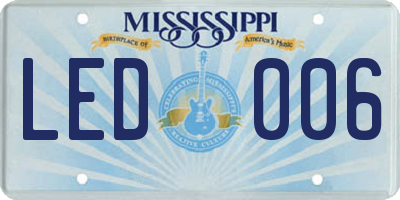 MS license plate LED006