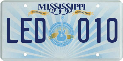 MS license plate LED010