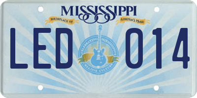 MS license plate LED014