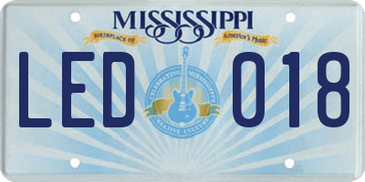 MS license plate LED018