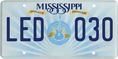 MS license plate LED030