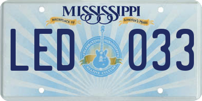 MS license plate LED033