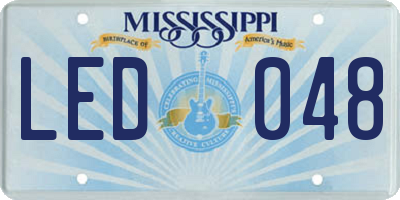 MS license plate LED048