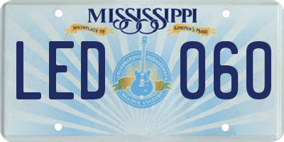 MS license plate LED060