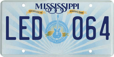 MS license plate LED064