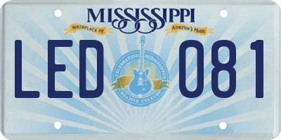 MS license plate LED081