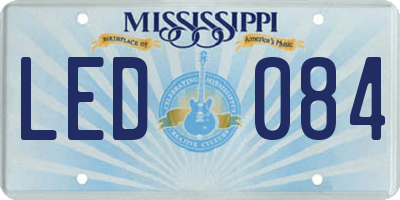 MS license plate LED084