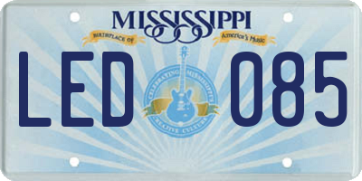 MS license plate LED085